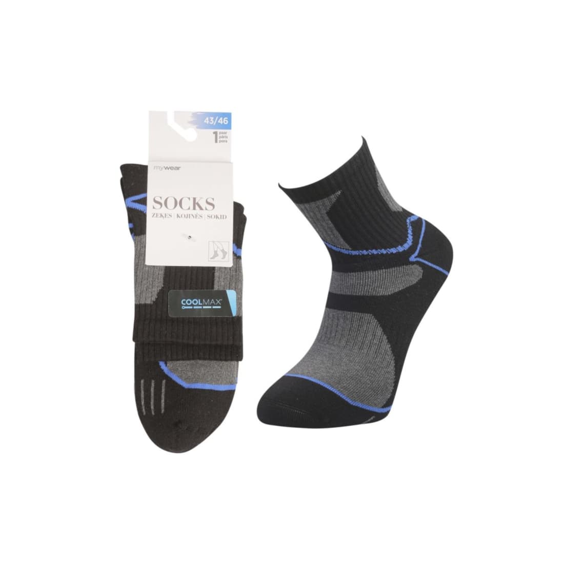 Vyriškos kojinės MYWEAR, 1 pora, 43 - 46