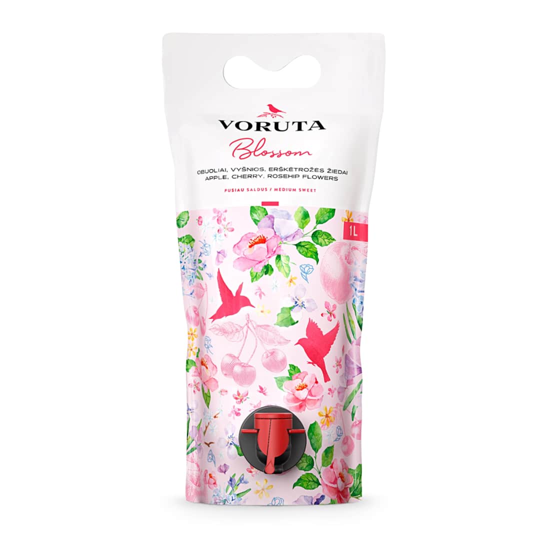 Vaisin. vyno gėrimas VORUTA BLOSSOM, 7 %, 1 l