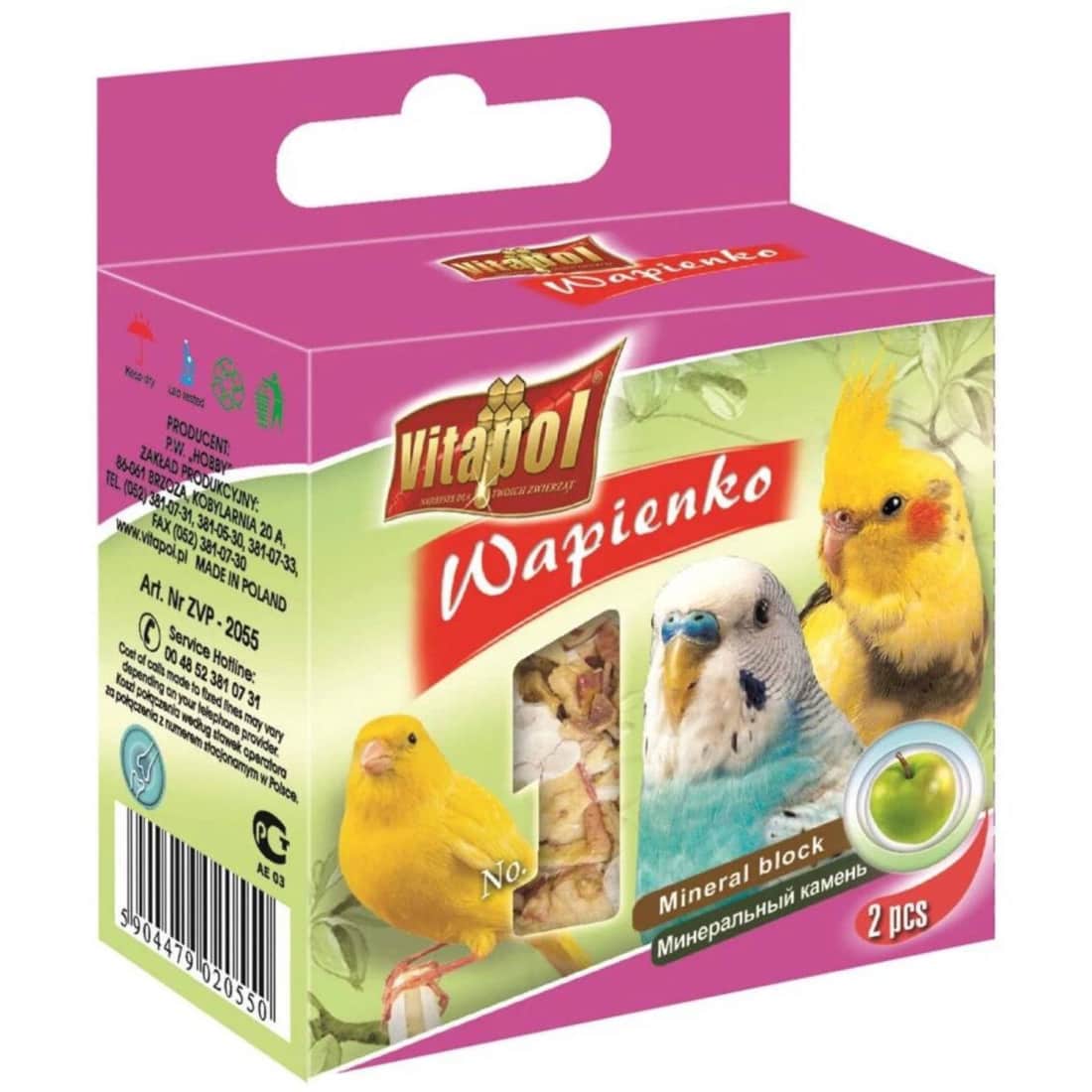 Mineral. akmuo paukščiams VITAPOL, 35 g