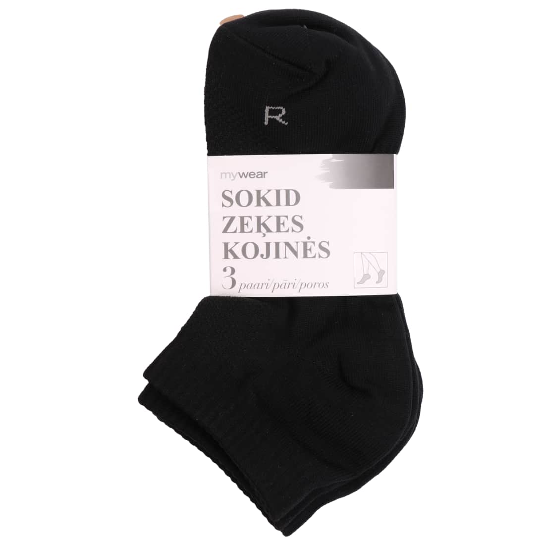 Sportinės kojinės MYWEAR, 3 vnt, 37 / 40
