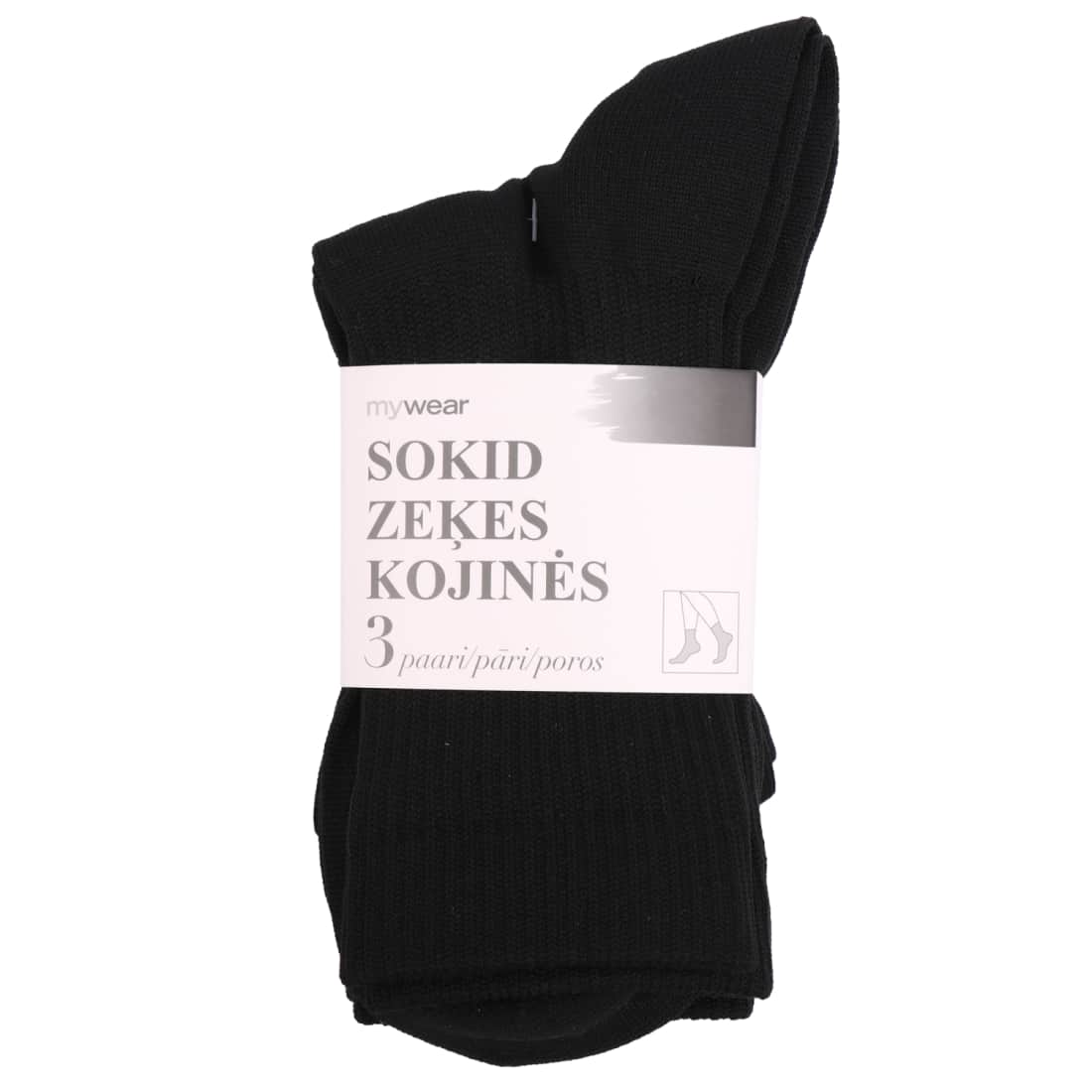 Sportinės kojinės MYWEAR, 3 vnt, 37 / 40