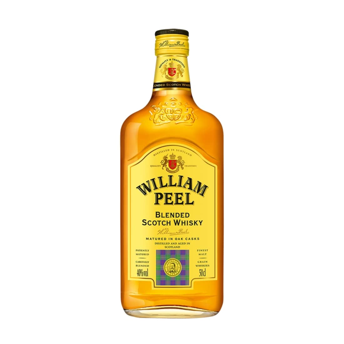 Viskis WILLIAM PEEL BLEN. SCOTCH, 40 %, 0,5 l