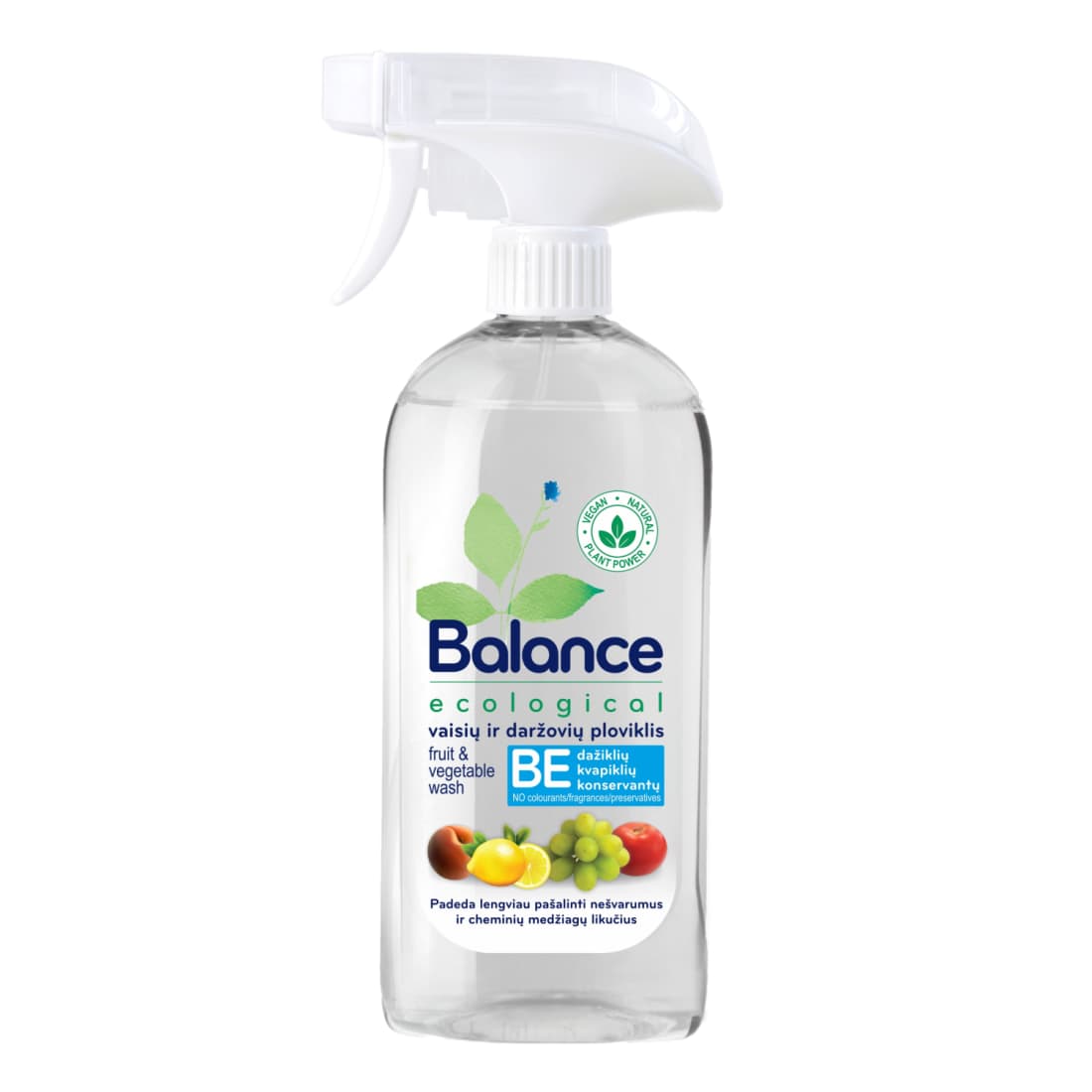 Vaisių ir daržovių ploviklis BALANCE, 480 ml