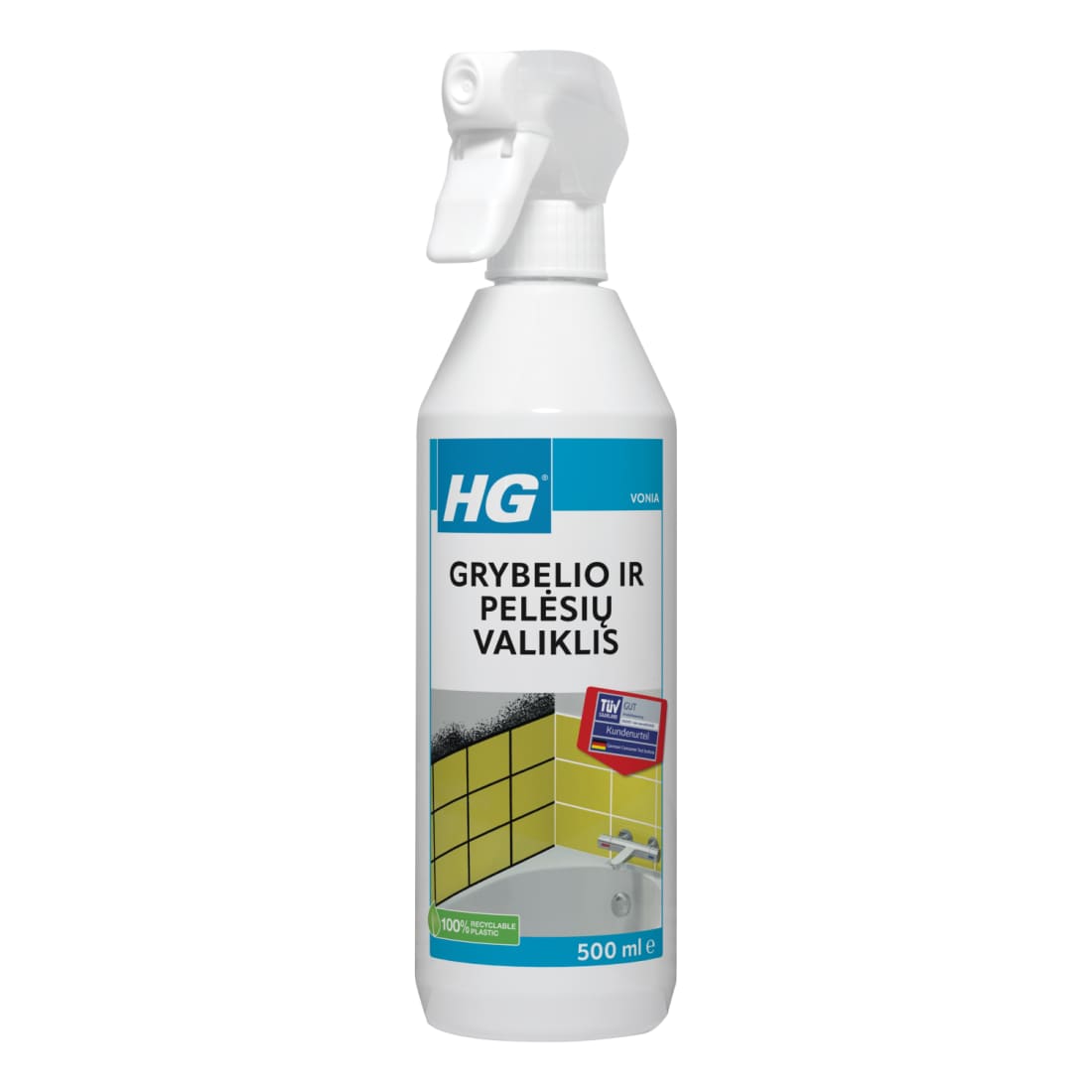 Valymo priemonė pelėsių šalinimui HG, 0,5 l