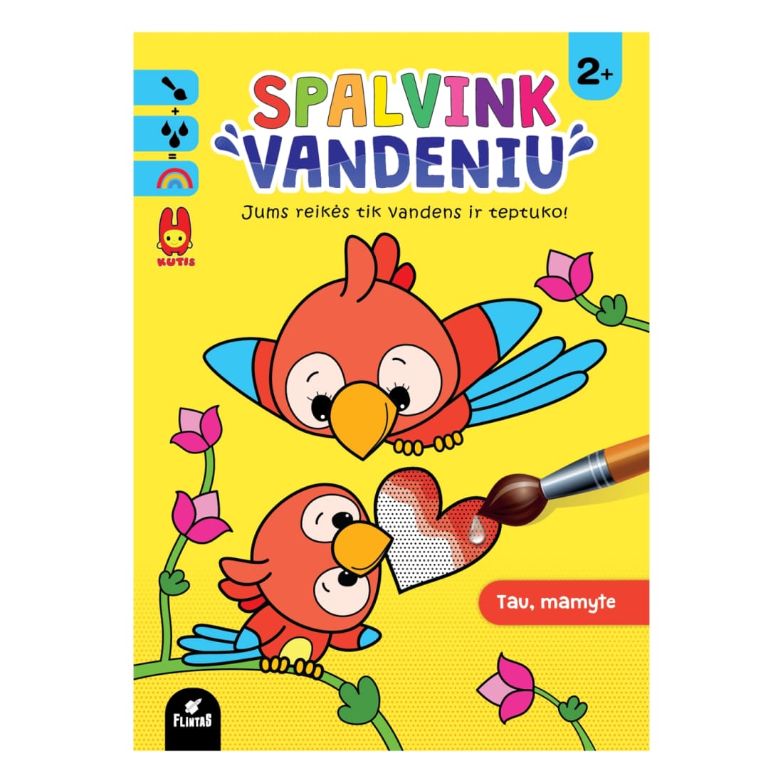 Spalvinimo knyga SPALVINU VANDENIU. KUTIS