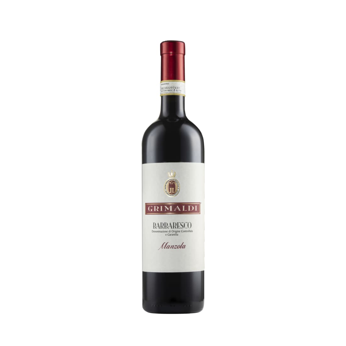 Raud. s. vynas GRIMALDI BARBESCO, 15%, 0,75 l