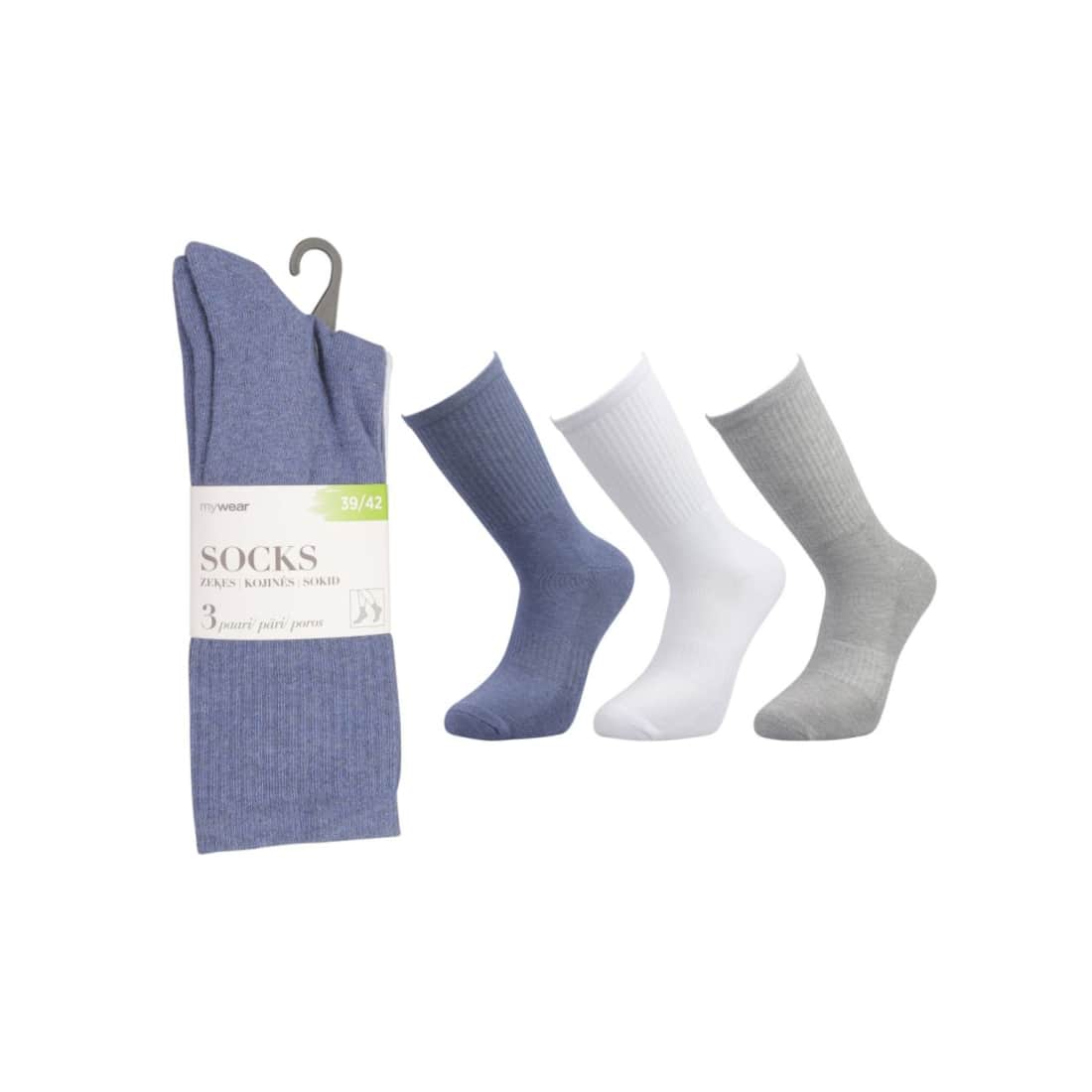 Vyriškos kojinės MYWEAR, 3 poros, 39 - 42