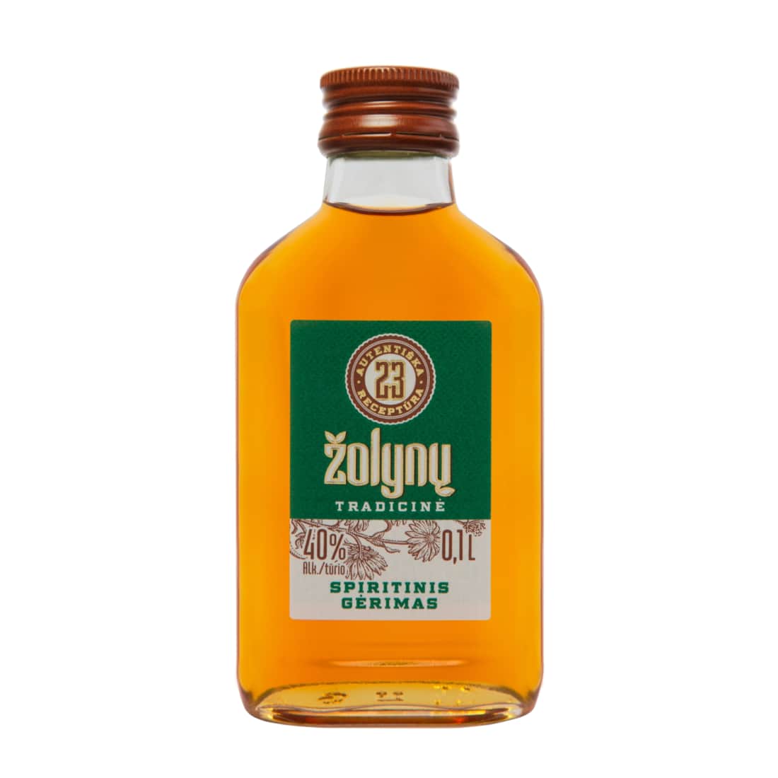 Spiritinis gėrimas ŽOLYNŲ, 40 %, 0,1 l