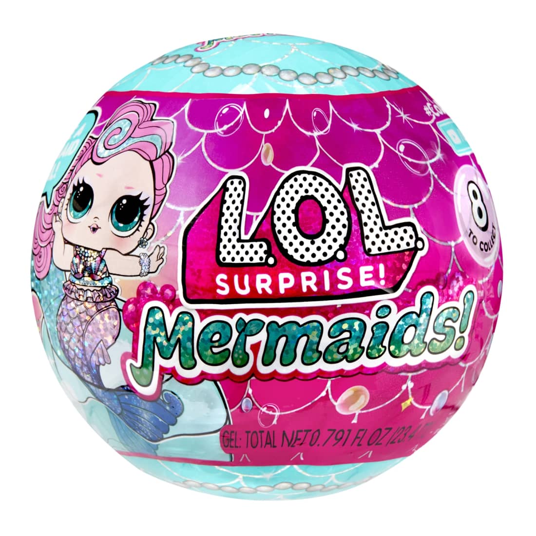 Lėlė LOL MERMAID TOTS, 510604, SS25