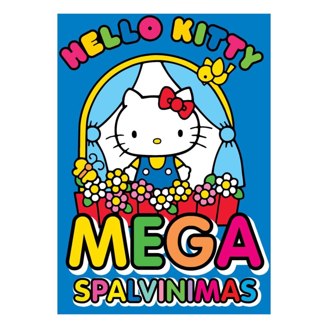 Spalvinimo knyga MEGA SPALVINIMAS HELLO KITTY