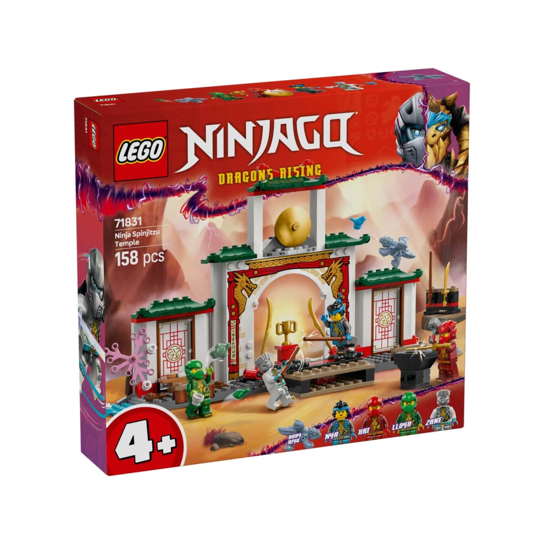 Konstrukt.LEGO SPINJITZU šventykla 71831