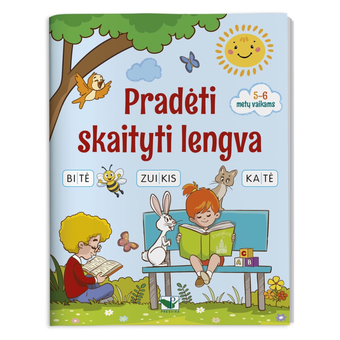 Knyga PRADĖTI SKAITYT LENGVA 5-6M. VAIKAMS