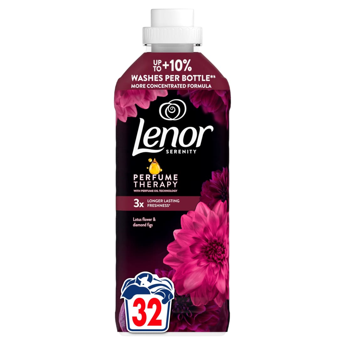 Aud. minkš. LENOR FLOW.&DIAM., 32 sk., 675 ml
