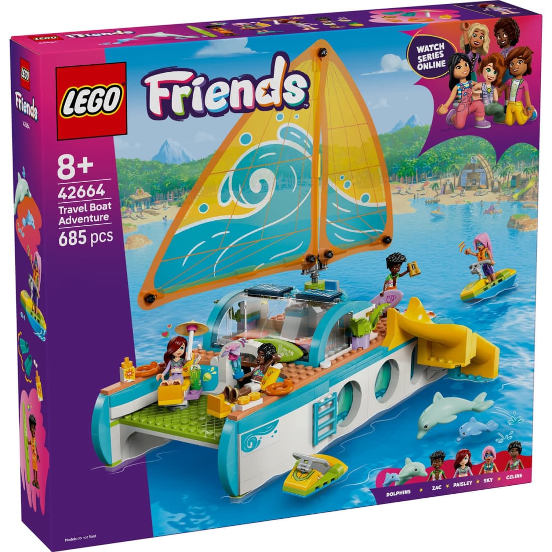 Konstruktorius LEGO Nuotykių Laivas 42664