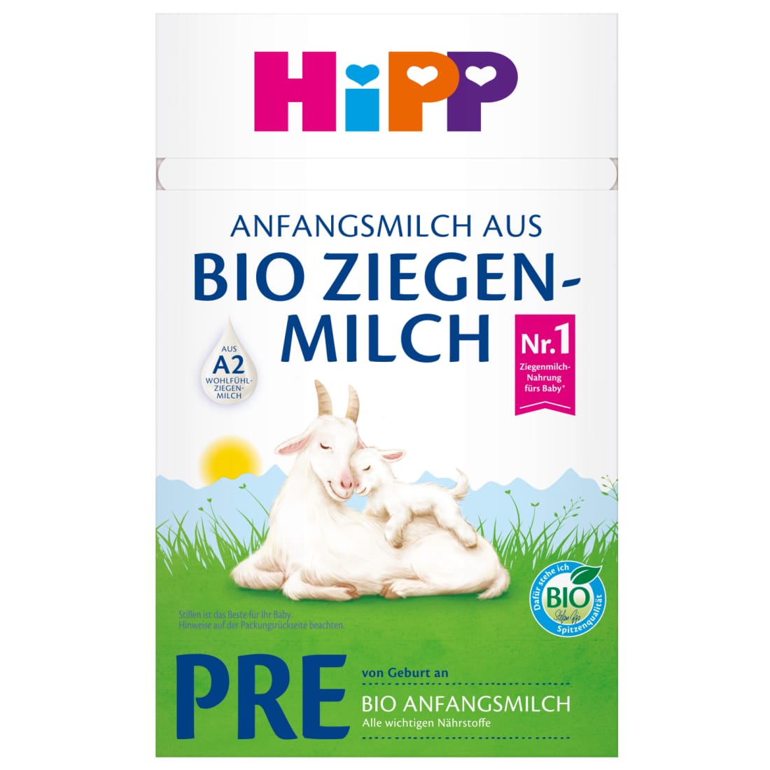 Ekol. pieno miš. HIPP PRE BIO, 0+ mėn., 400 g