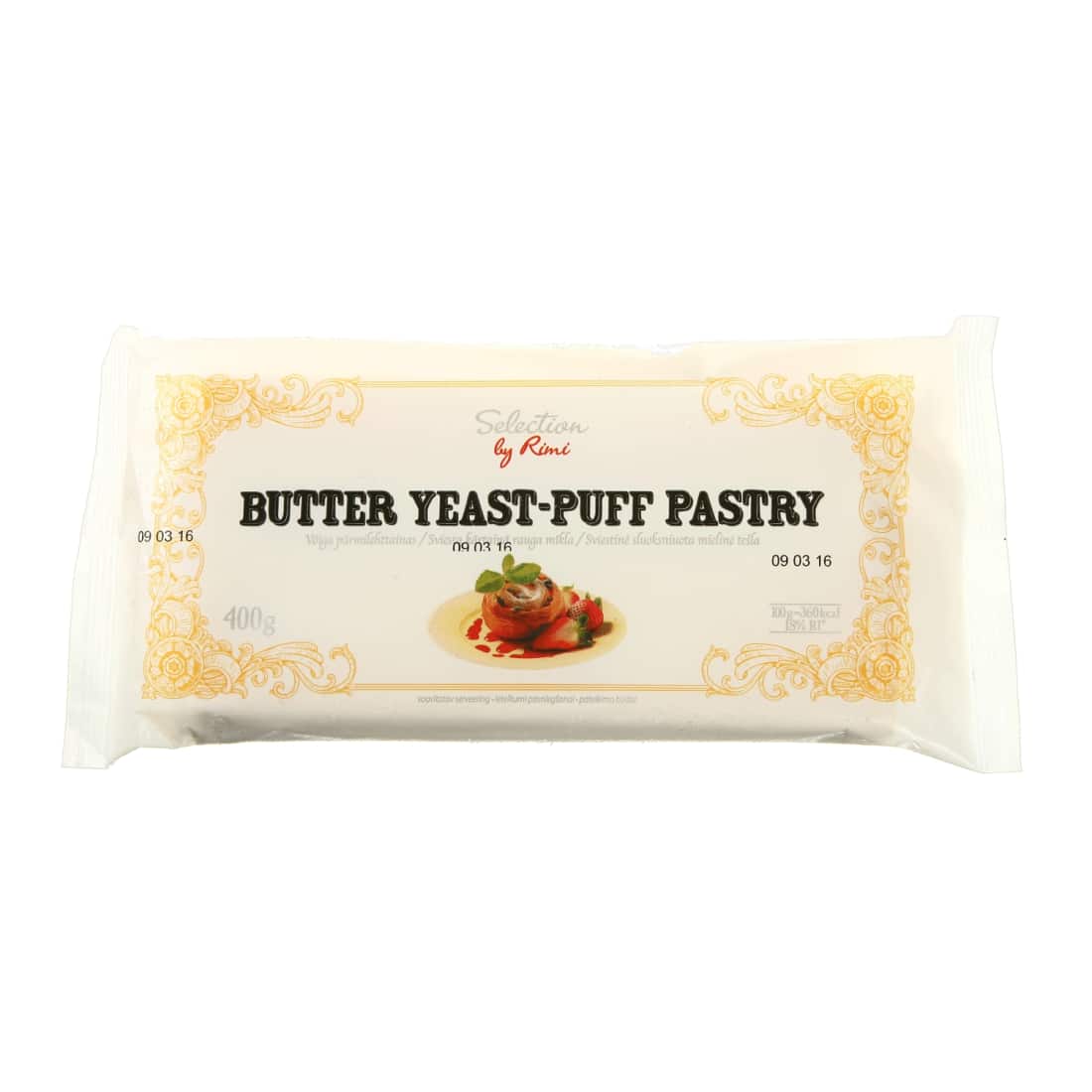 Sviest. mielinė tešla SELECTION BY RIMI, 400g
