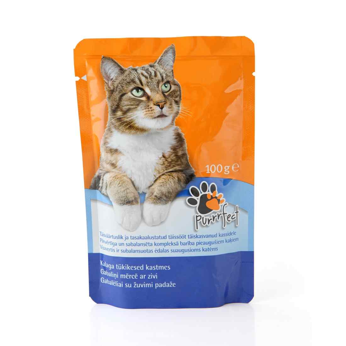 Kačių ėdalas žuvis padaže PURRRFECT,100g