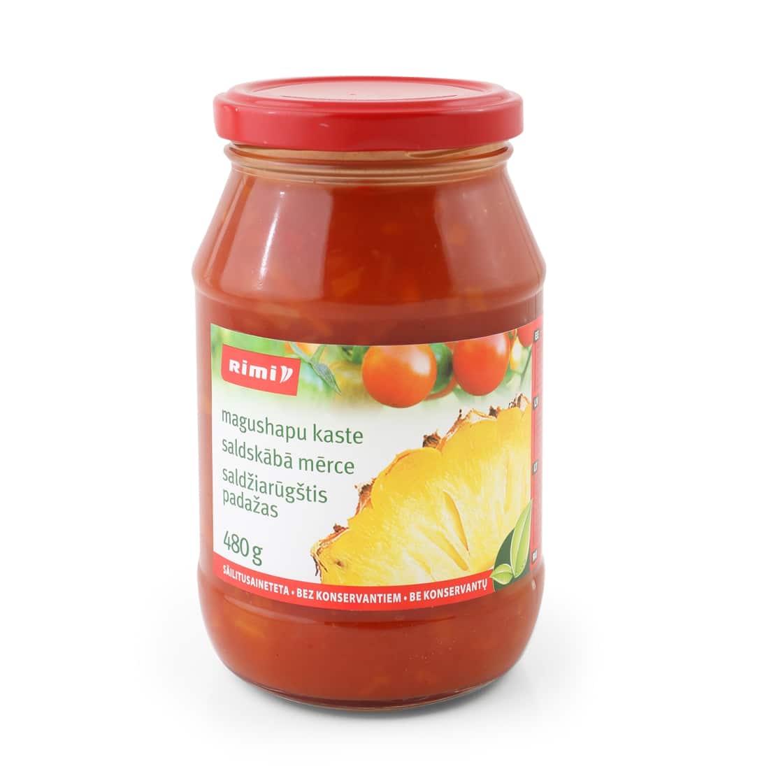 Saldžiarūgštis padažas su ananas., RIMI, 480g