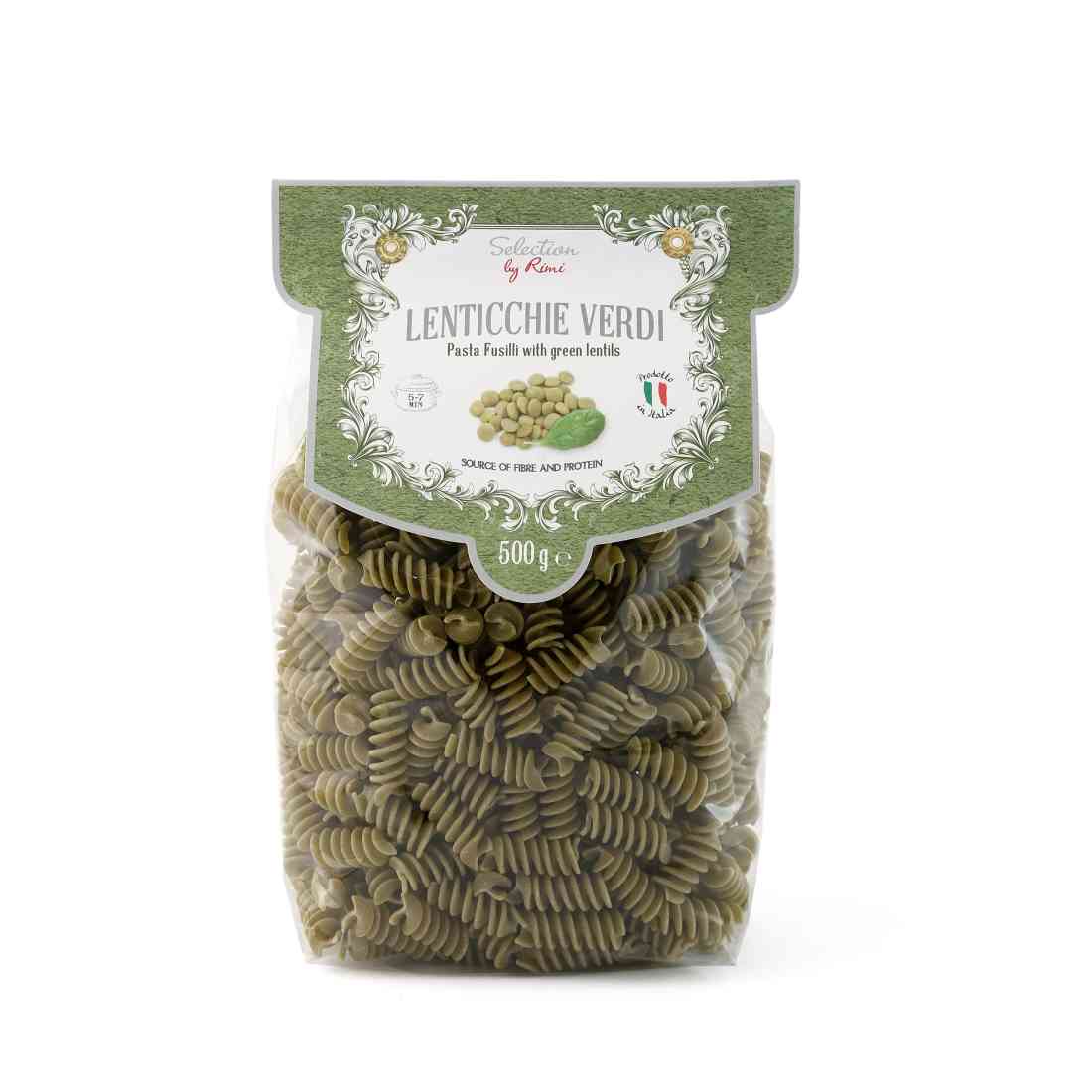 Makaronai su lęšiais SELECTION BY RIMI, 500 g