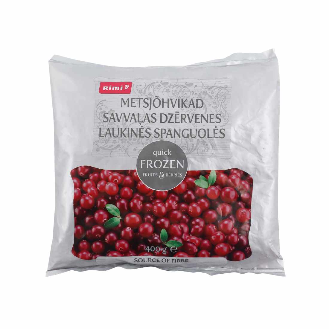 Greit. užšald. laukinės spanguolės RIMI, 400g