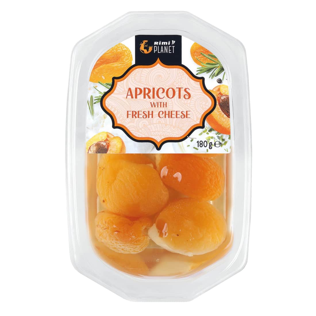 Abrikosai su sūriu RIMI, 180g