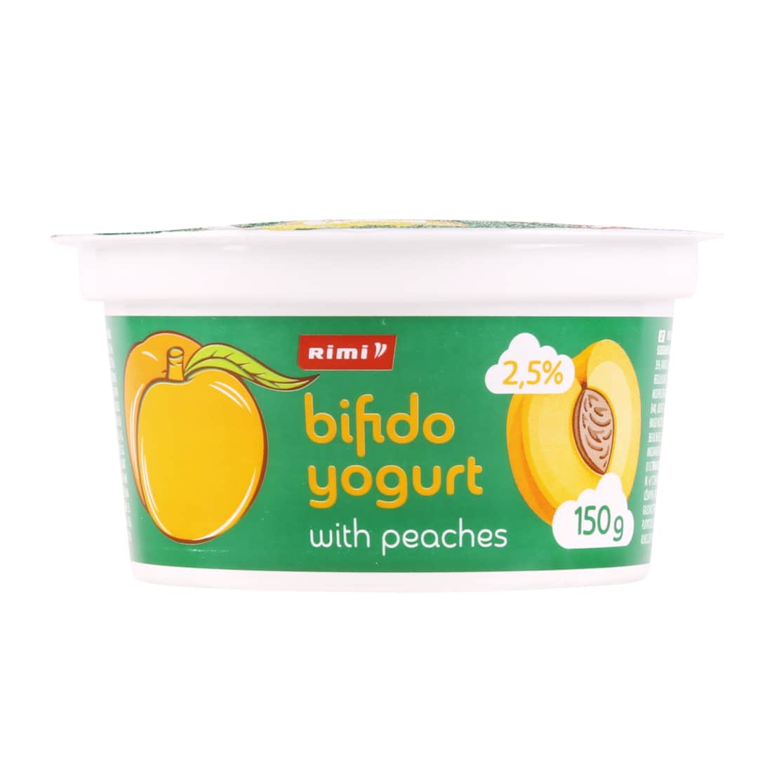 Jogurtas RIMI BIFIDO su persikais, 150g