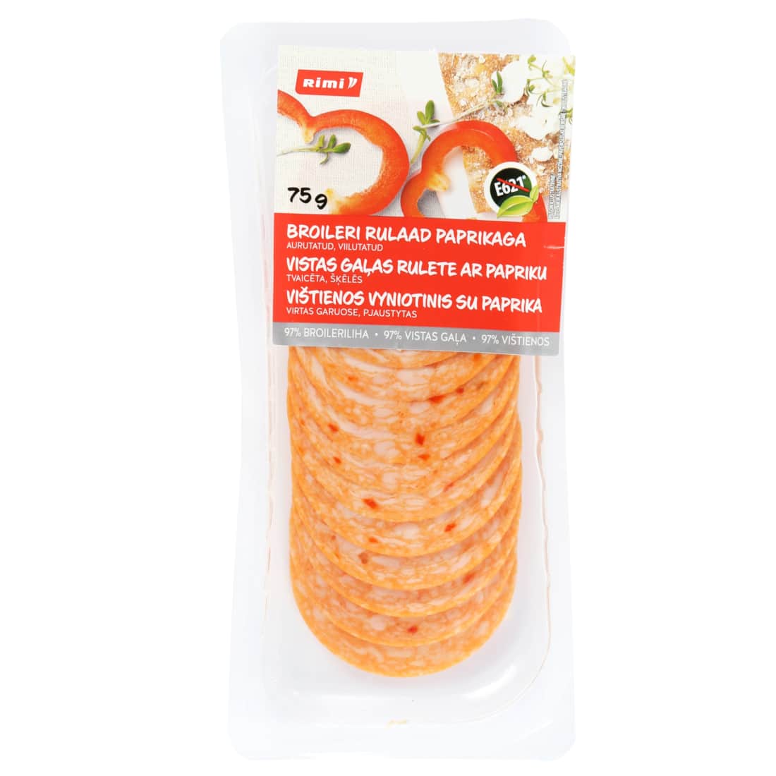 Vištienos vyniotinis su paprika RIMI, 75 g