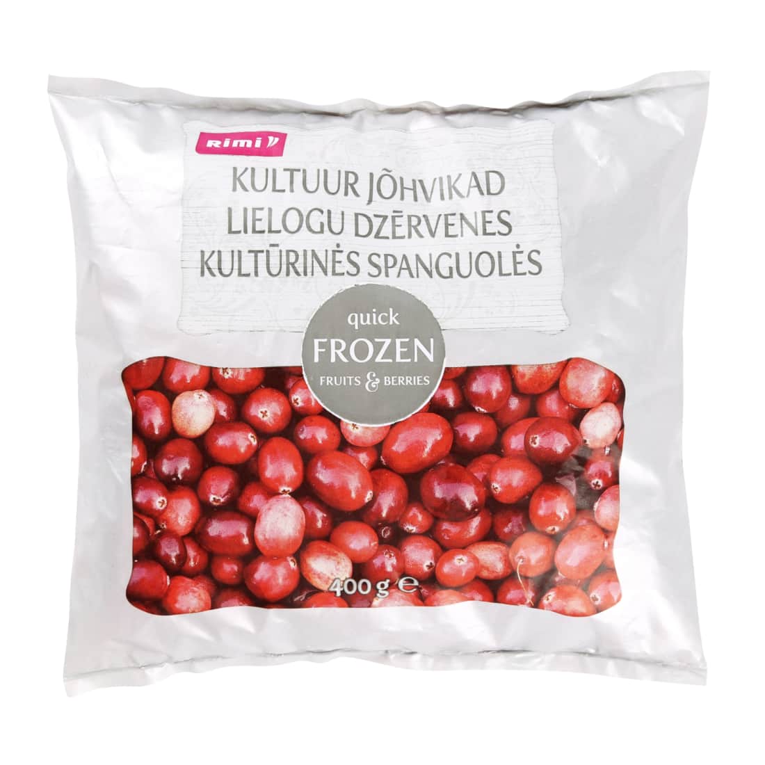 Kultūrinės spanguolės RIMI, 400 g