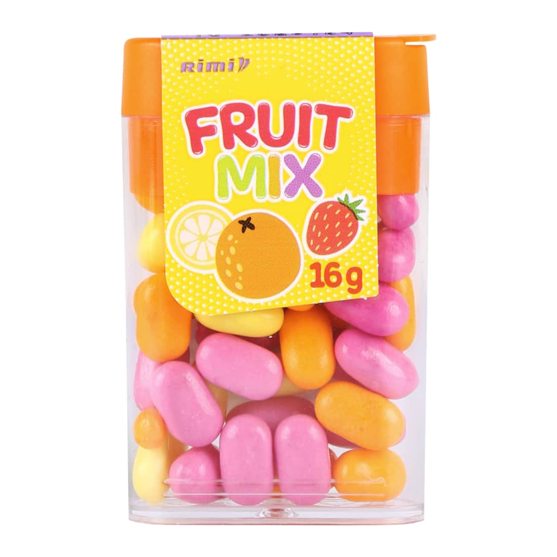 Vaisių sk. karameliniai saldainiai RIMI, 16 g