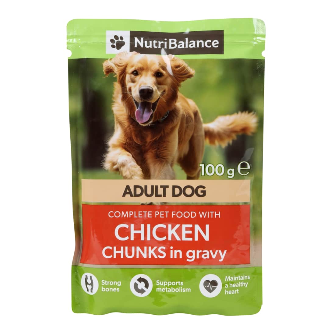 Šunų ėdalas su višt. gab. NUTRIBALANCE, 100 g