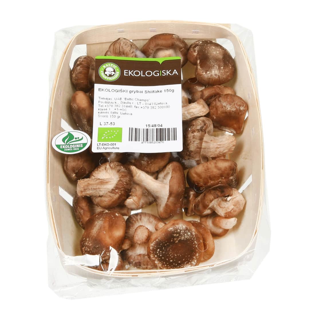 Ekologiški grybai ŠITAKE, 150 g