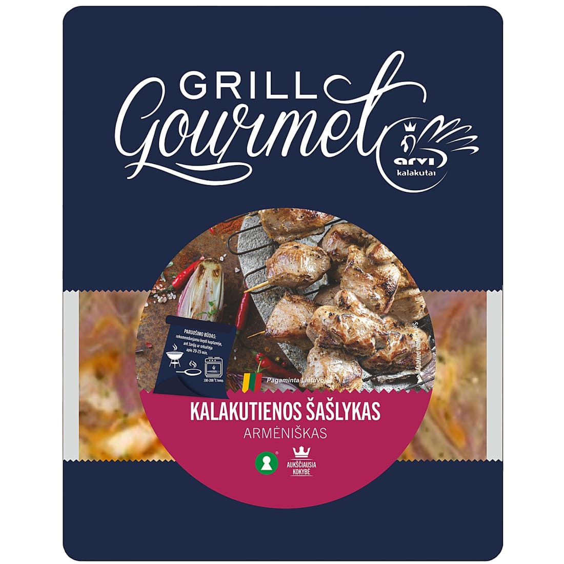 Kalakutienos šašlykas Armėniškas, 900g