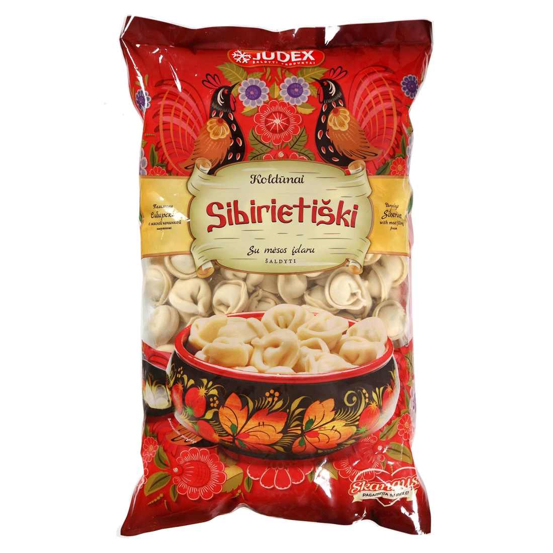 Šald. SIBIRIETIŠKI koldūnai su mėsos įd., 2kg