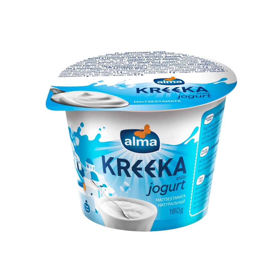 Graikiškas jogurtas ALMA, 4 % rieb., 180 g