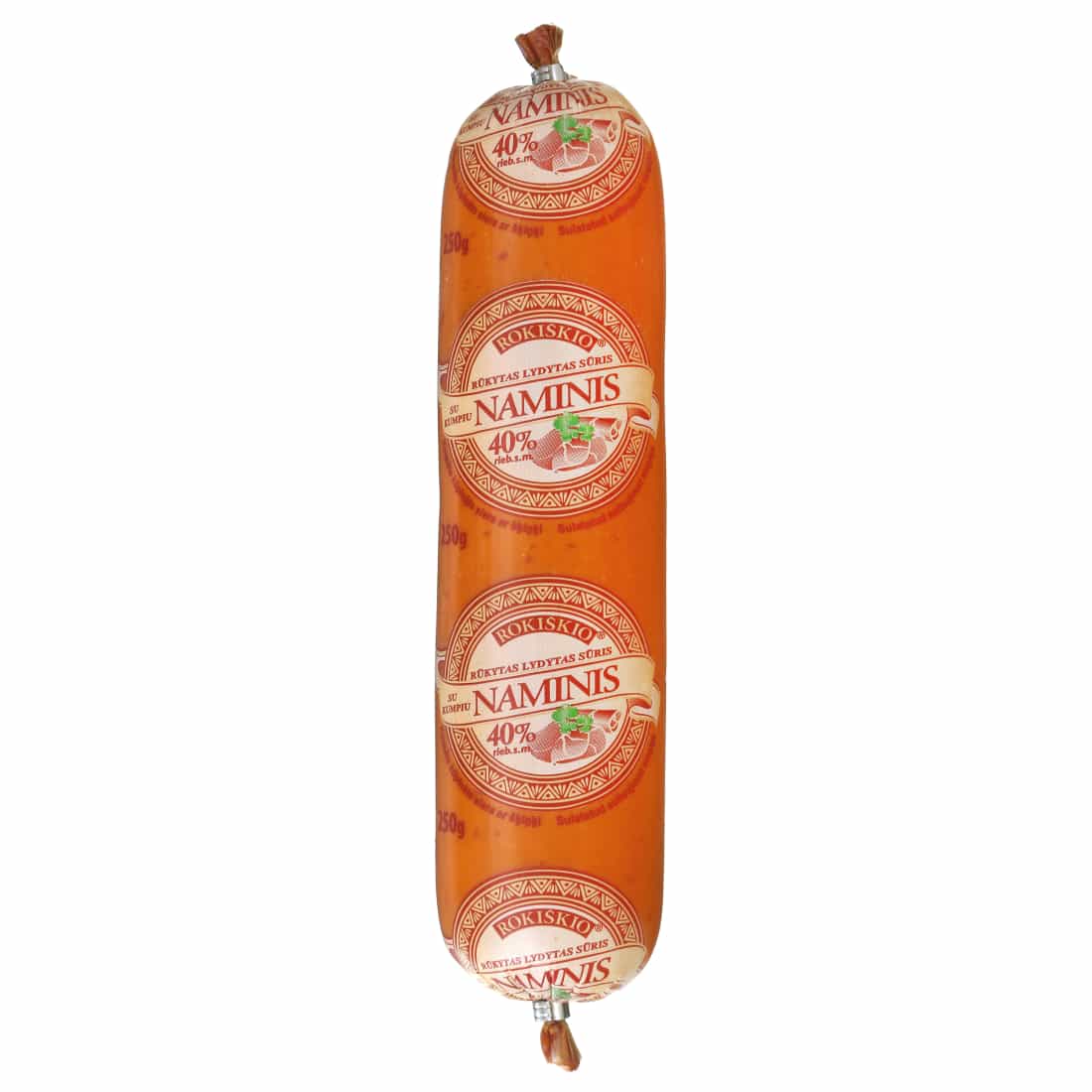 Rūk. lyd. sūris su kump. NAMINIS, 40 %, 250 g