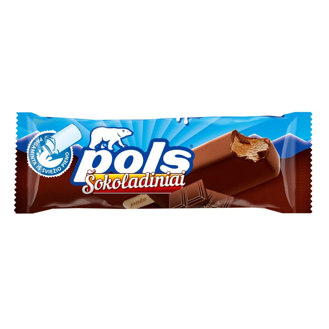 Gl. šokoladinis plombyras POLS, 120 ml / 75 g