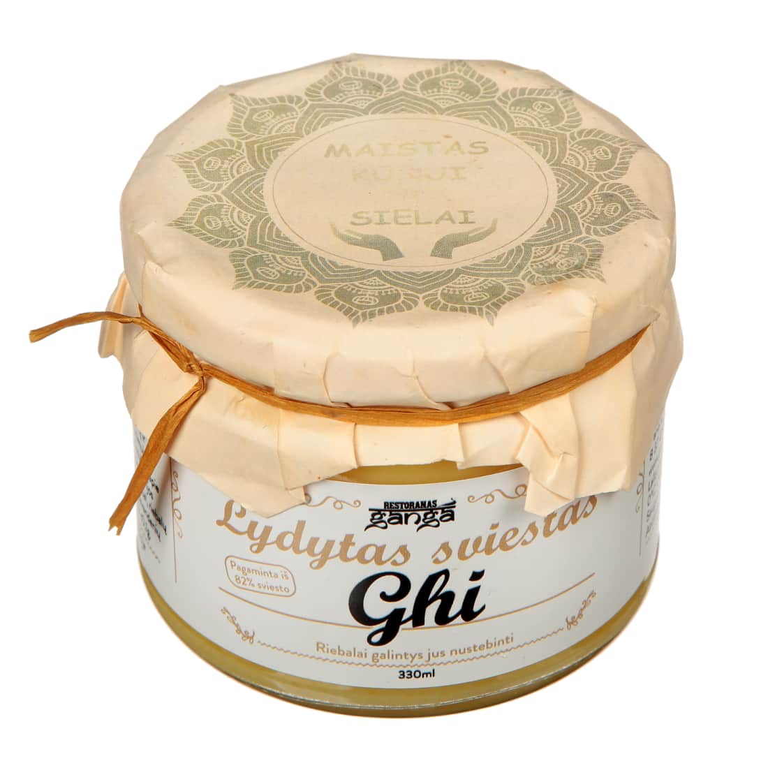 GHI lydytas sviestas GANGA, 330 ml