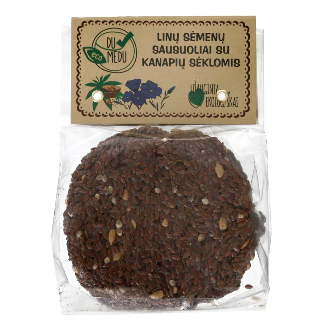 Ek. linų sėm. sausuoliai su kan. DU MEDU,150g