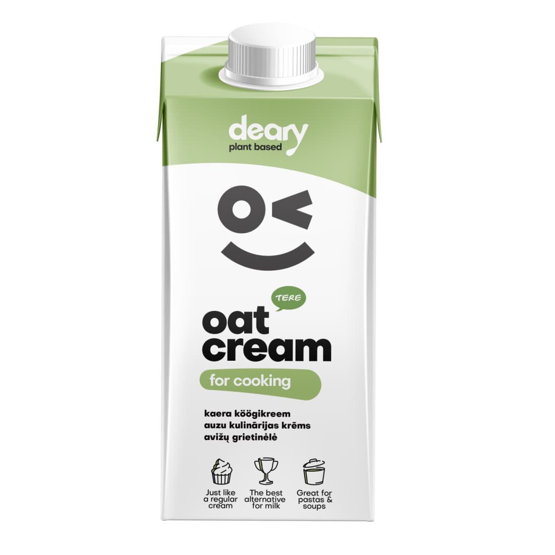 Avižų kremas kepimui TERE DEARY, 250 ml