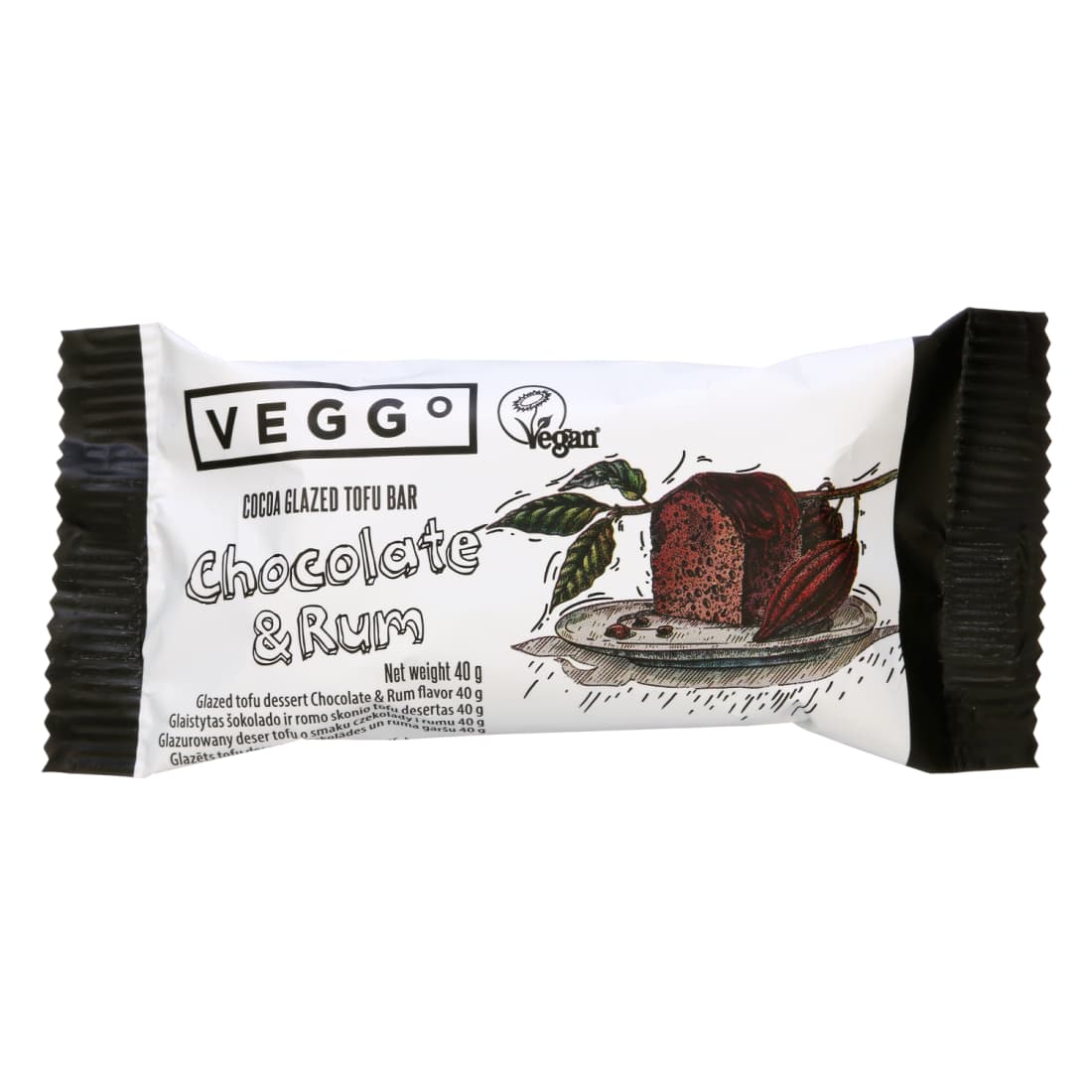 Šokolado ir romo sk. tofu desertas VEGGO,40g