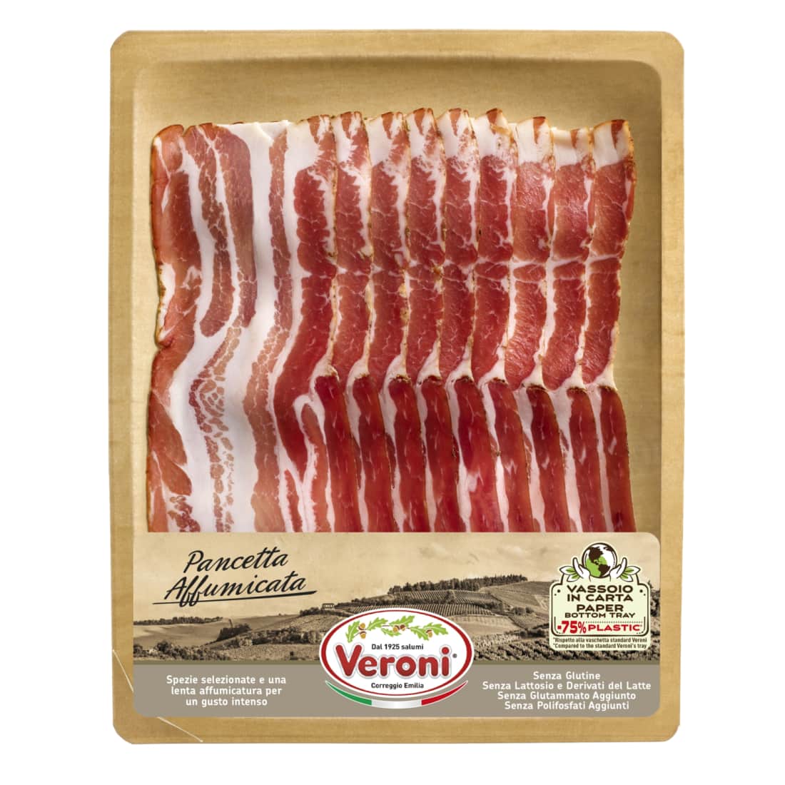 Bekonas PANCCETA AFFUMICATA VERONI,a.r.,110g