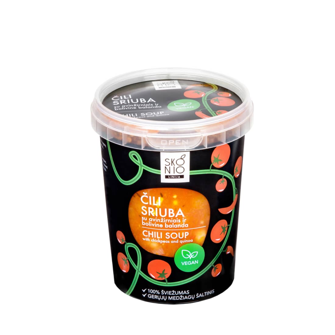 Čili sriuba su avinžirniais, 400 g