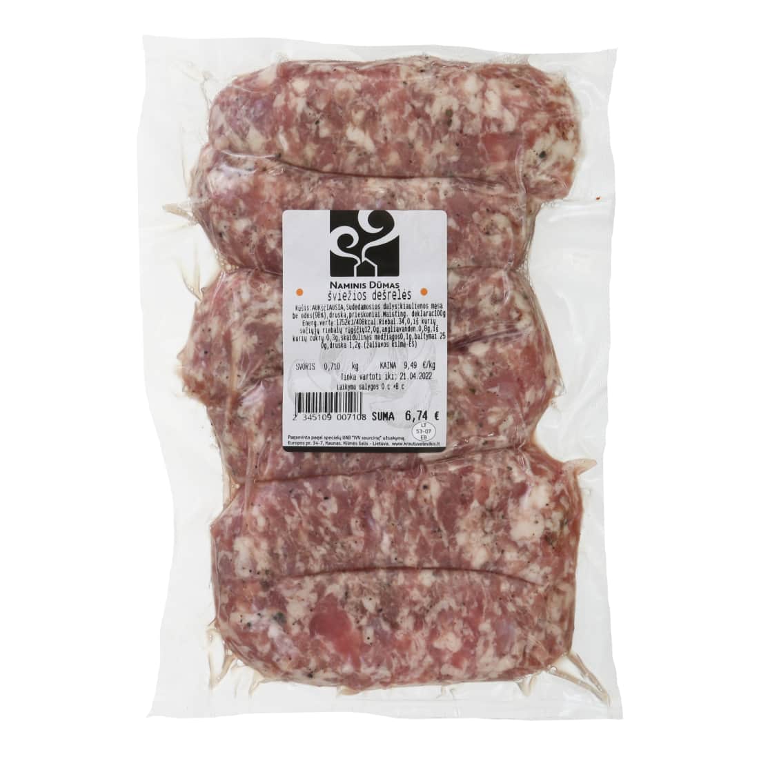 Šviežios dešrelės, a.r., 1 kg
