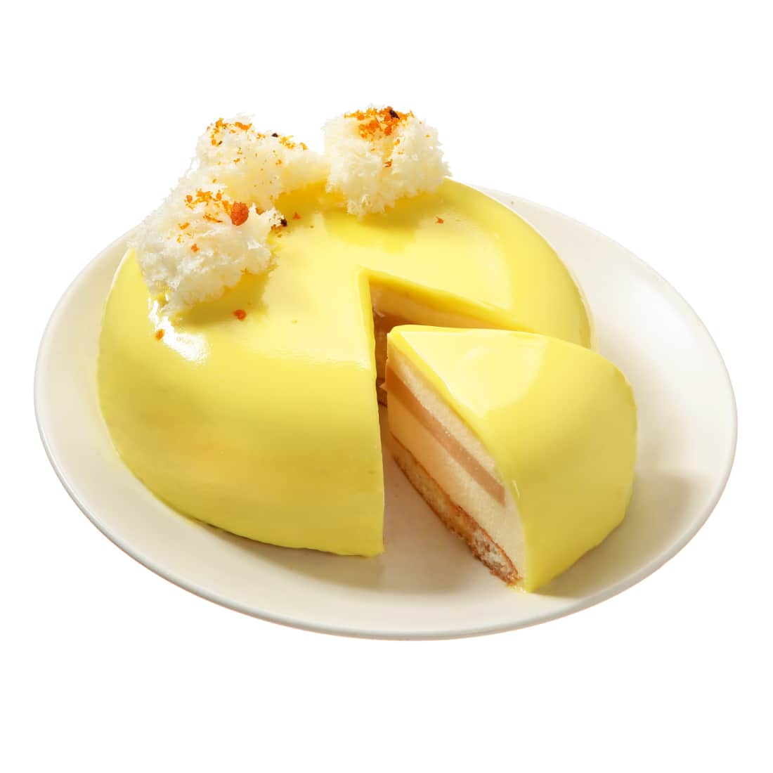 Glazūruotas tortas su pasifloromis, 0,5 kg