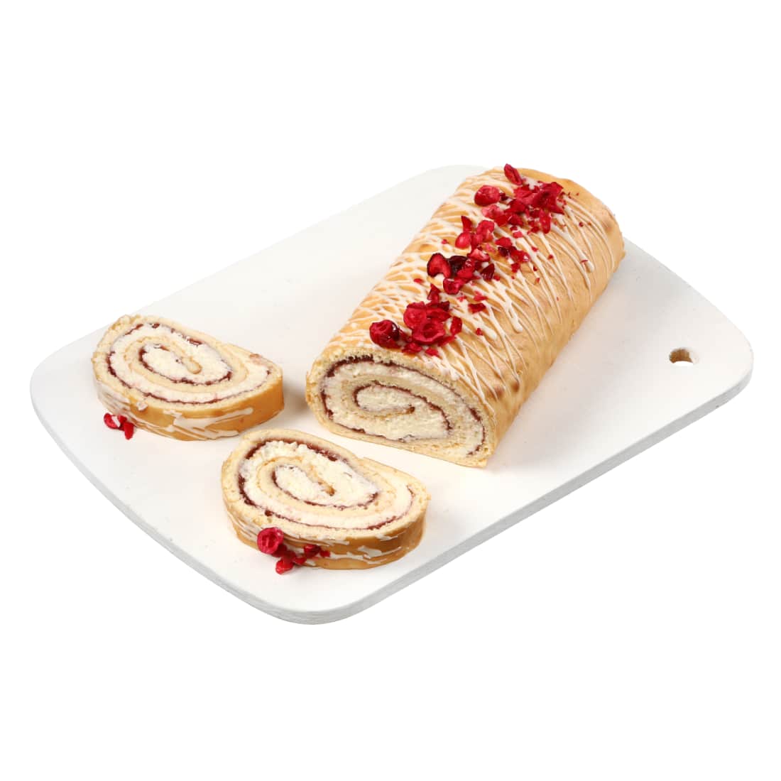 KURŠĖNŲ vyniotinis su aviečių dž., 1kg / 500g