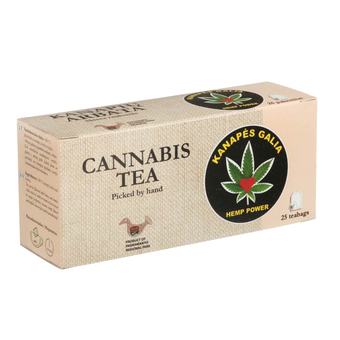 Kanapių arbata KANAPĖS GALIA/HEMP POWER, 25 g