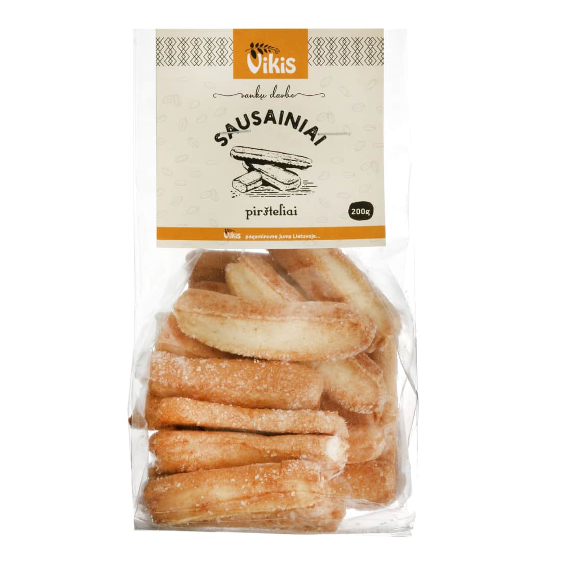 Sausainiai PIRŠTELIAI VIKIS, 200 g