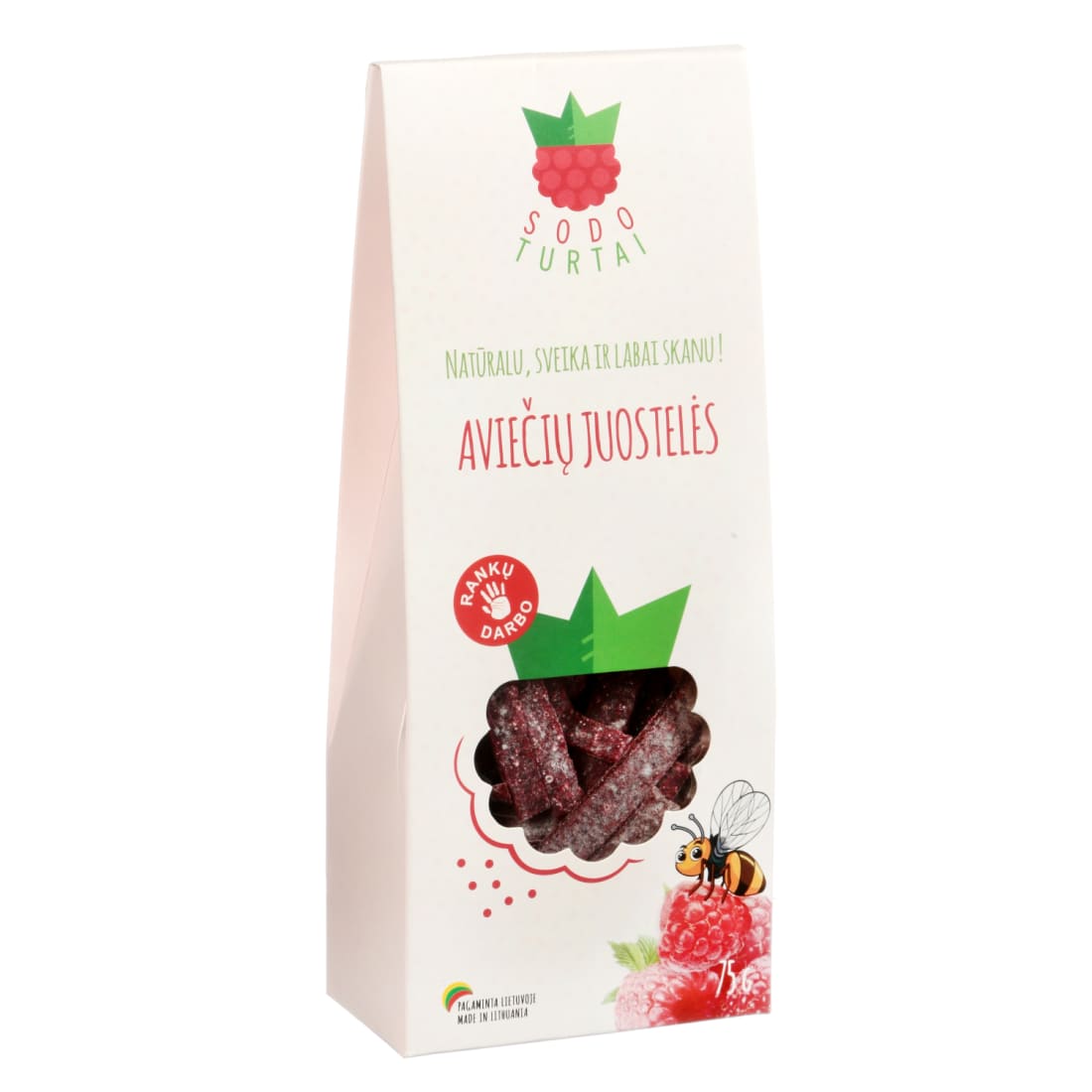 Aviečių juostelės SODO TURTAI, 75 g