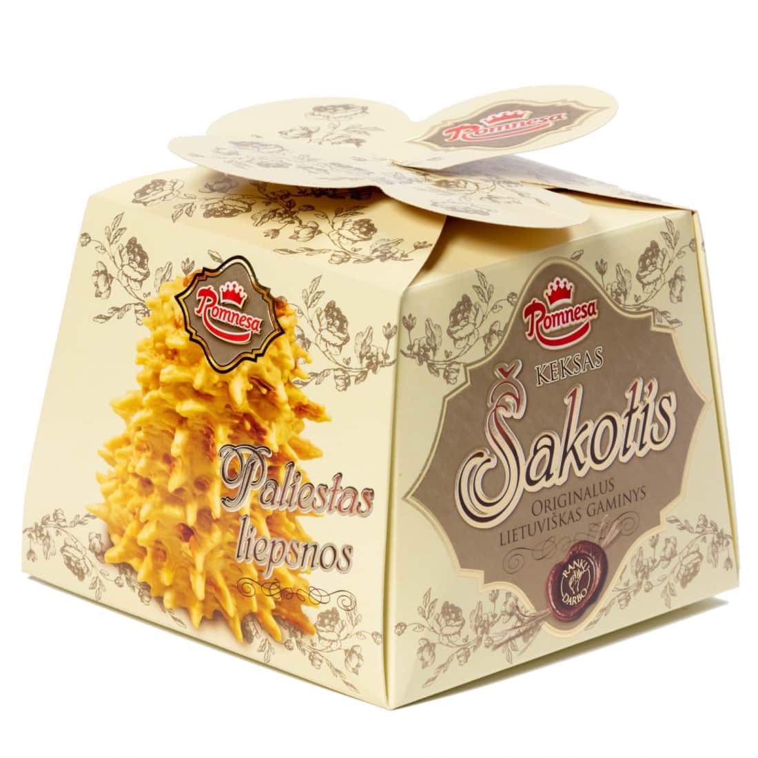 Suvenyrin. šakotis dėžutėje ROMNESA, 1 kg
