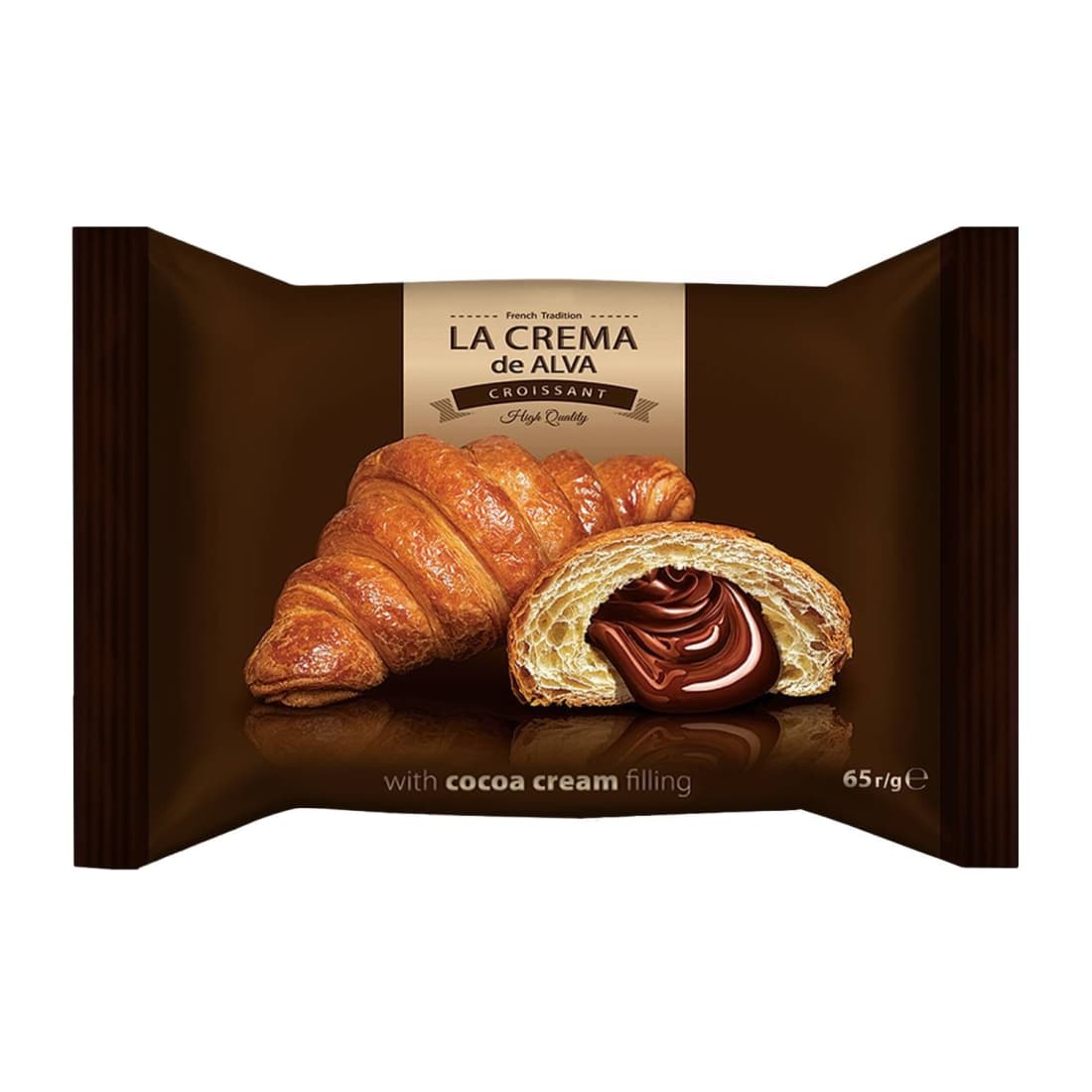 Kruasanas su kakavos kremo įdaru, 65 g